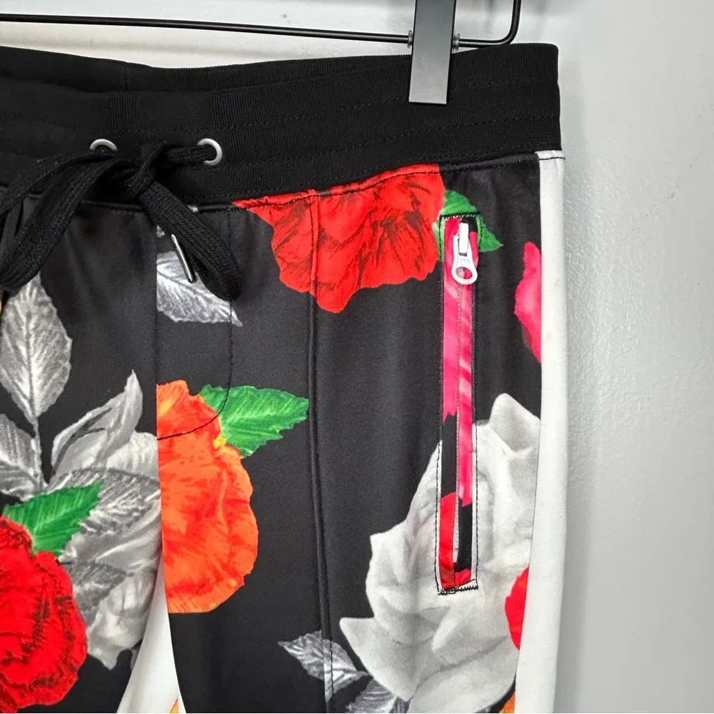 Pam & Gela Fresh Cut Cigarette Floral Track Pants Size P or Small - Image 5