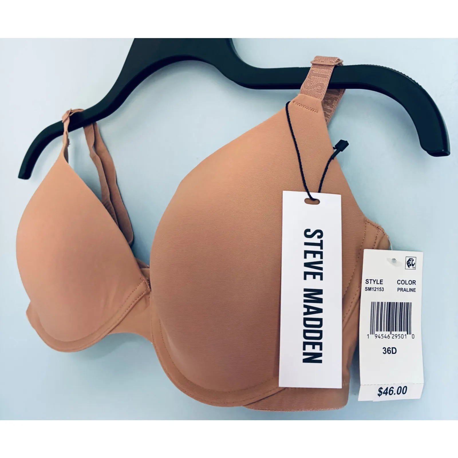 Steve Madden Lined Bra 36D Beige NWT - Image 4