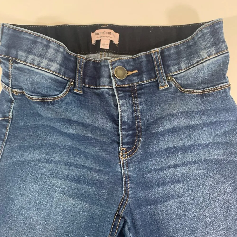 Juicy Couture Skinny Jeans Size 26 Inseam 27 Mid Rise - Image 5