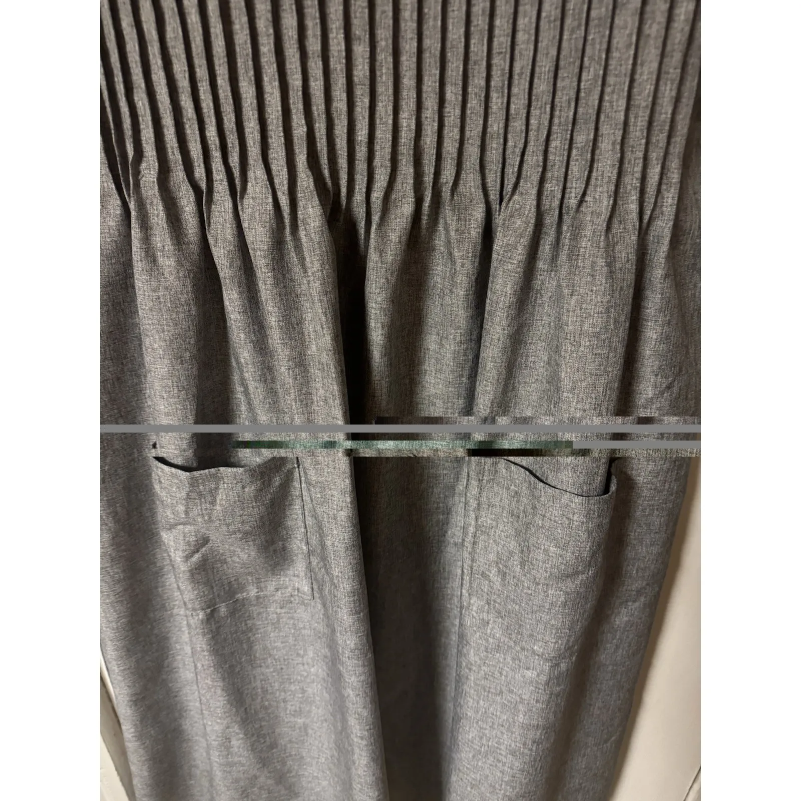 Emery Rose Size M Grey Flowey Midi Length Dress Gray Size M - Image 2