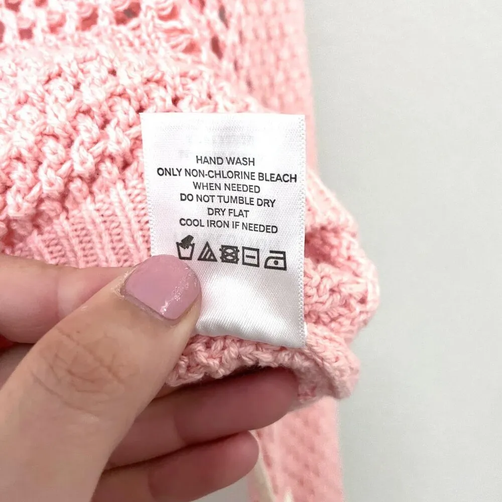 NWT REVOLVE Tularosa Andy Off Shoulder Sweater Pink Long Sleeve Size M - Image 7