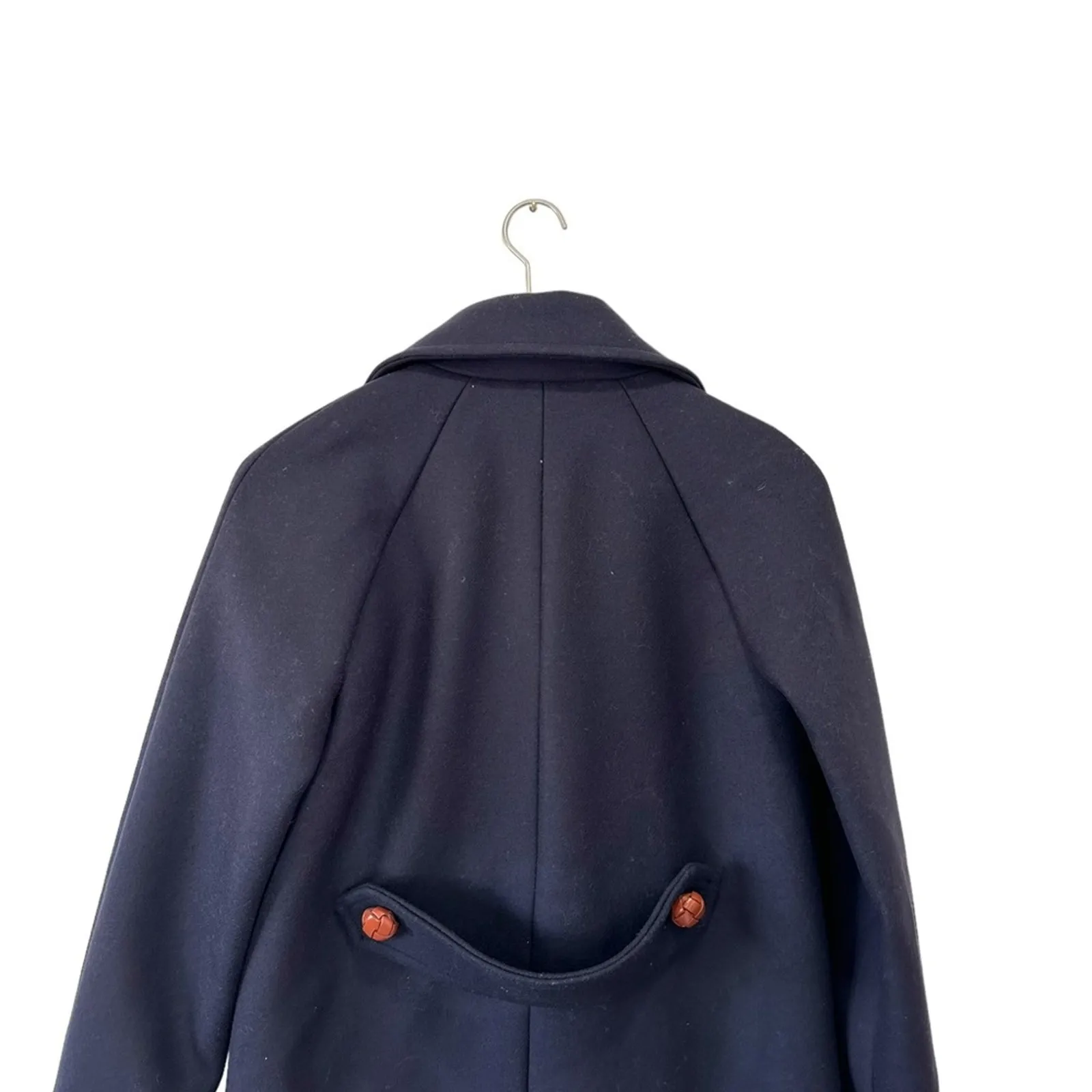 & Other Stories Paris Atelier Wool Peacoat Women’s Size 6 Navy - Image 10