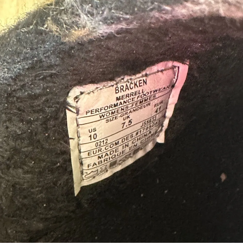 Merrell Moc Encore Spritz Womens Sz 10 Brown Suede Slip On Q Form Mules J55932 - Image 8