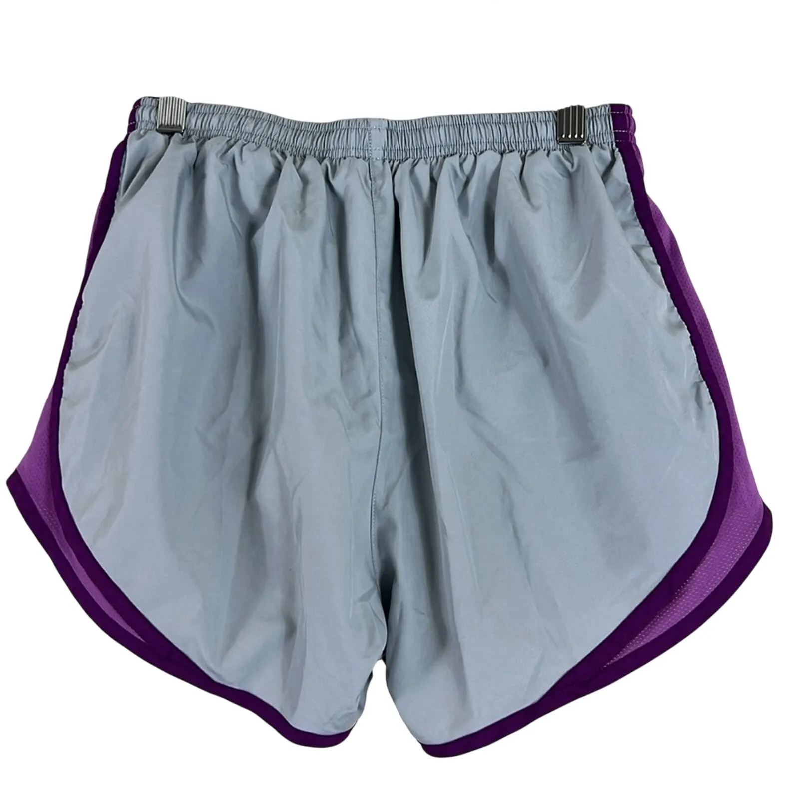 Nike Shorts Womens S Gray Athletic Running High Rise Relaxed Sporty Athleisure - Image 3