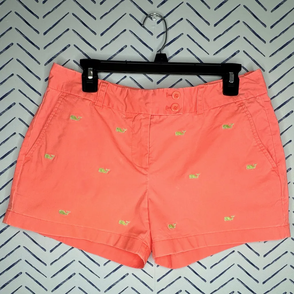 Vineyard Vines  Embroidered Dayboat Whale Shorts size 6 - Image 3