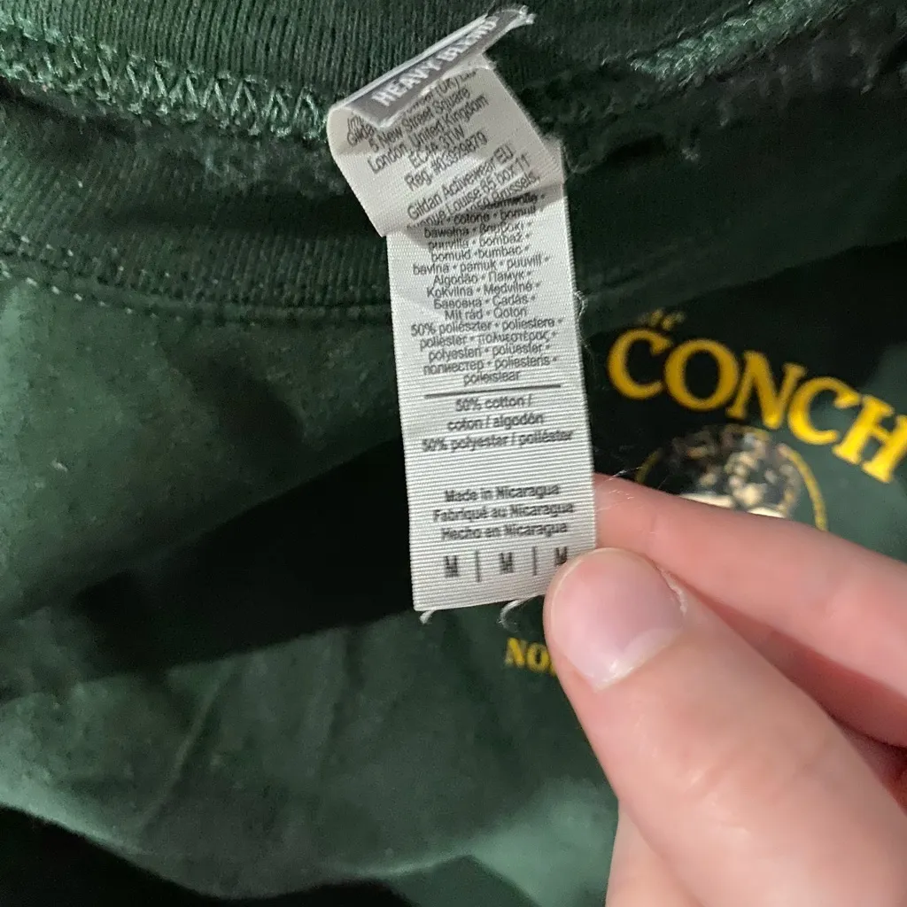 Gildan graphic crewneck green medium - Image 6