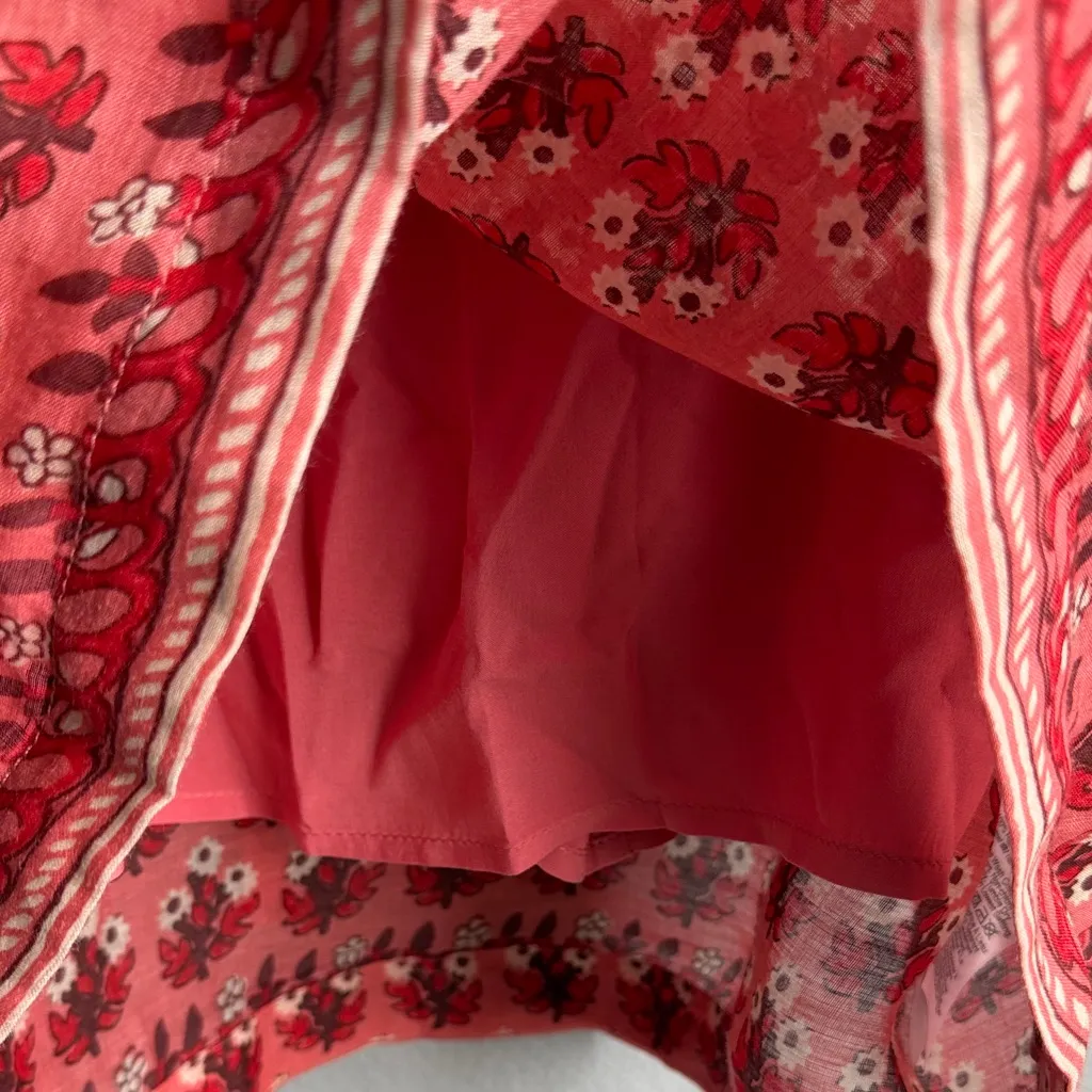 J. Crew Cabana Mini Dress In Block- Print Ramie Size Large - Image 13