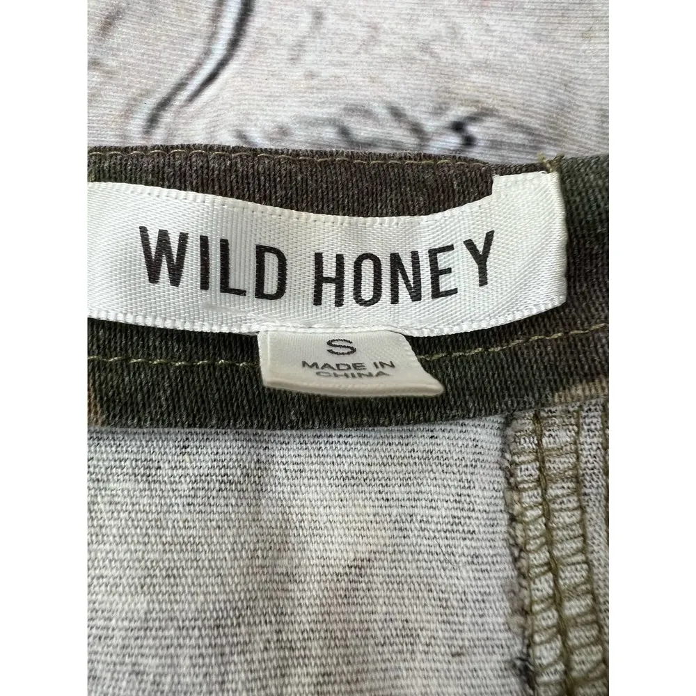Wild Honey  Camouflage Mini Skirt Women's Small EUC - Image 5