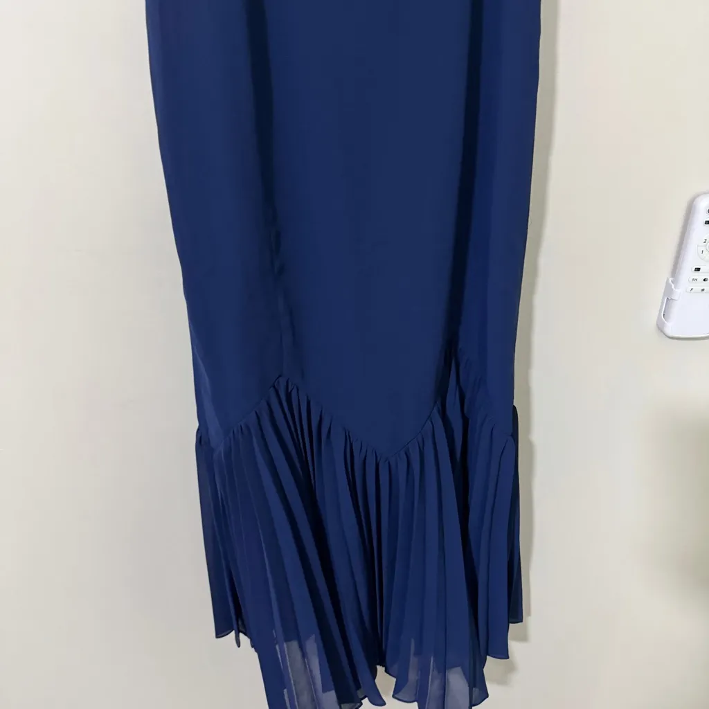 Petal & Pup Ashton Midi Dress Size S Navy Blue - Image 4