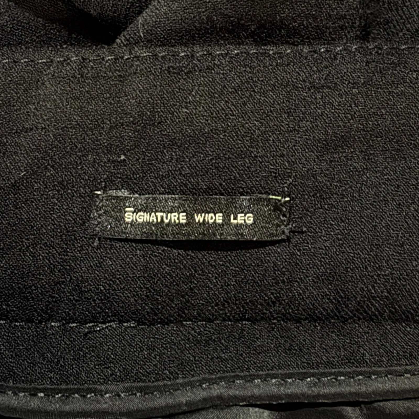 Talbots SZ 16 Signature Wide Leg Pants Wool Blend Lined Pockets Hi-Rise Zip-Fly - Image 10