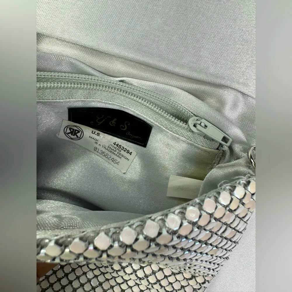 * Vintage castlecore Y&S brand iridescent metal mesh purse - Image 6