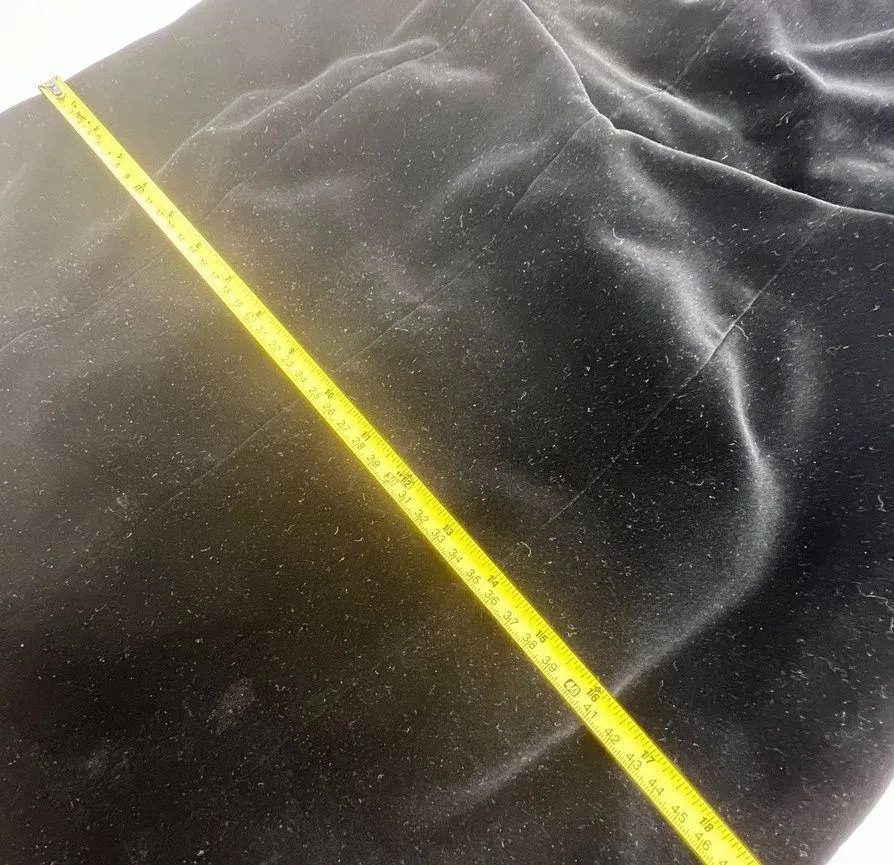 Escada Velvet Strapless Mini Dress Vintage 80s Black LBD - Image 13