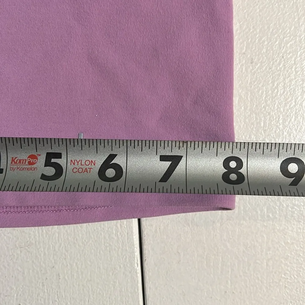 ALO Yoga Purple Bike Shorts High-Rise Seamless - Image 6