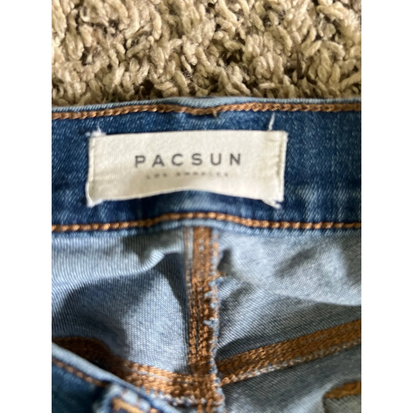 Vintage Pacsun Women pants Jean casual‎ hiking jegging w/ holes size 28 - Image 4