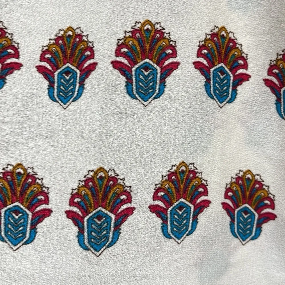 Show Me Your Mumu Oasis Lace-Up Short Sleeve Cropped Top Size XS - Image 4