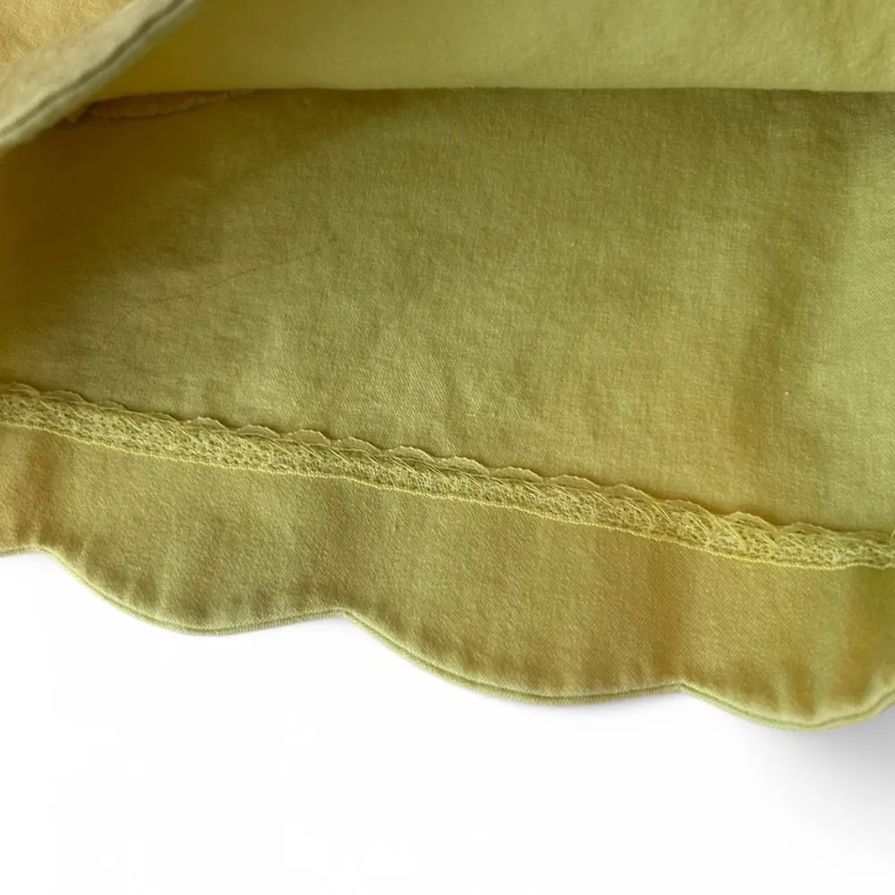 J. McLaughlin Petal Shorts – Scalloped Hem, Size 4, Mint Green - Image 6