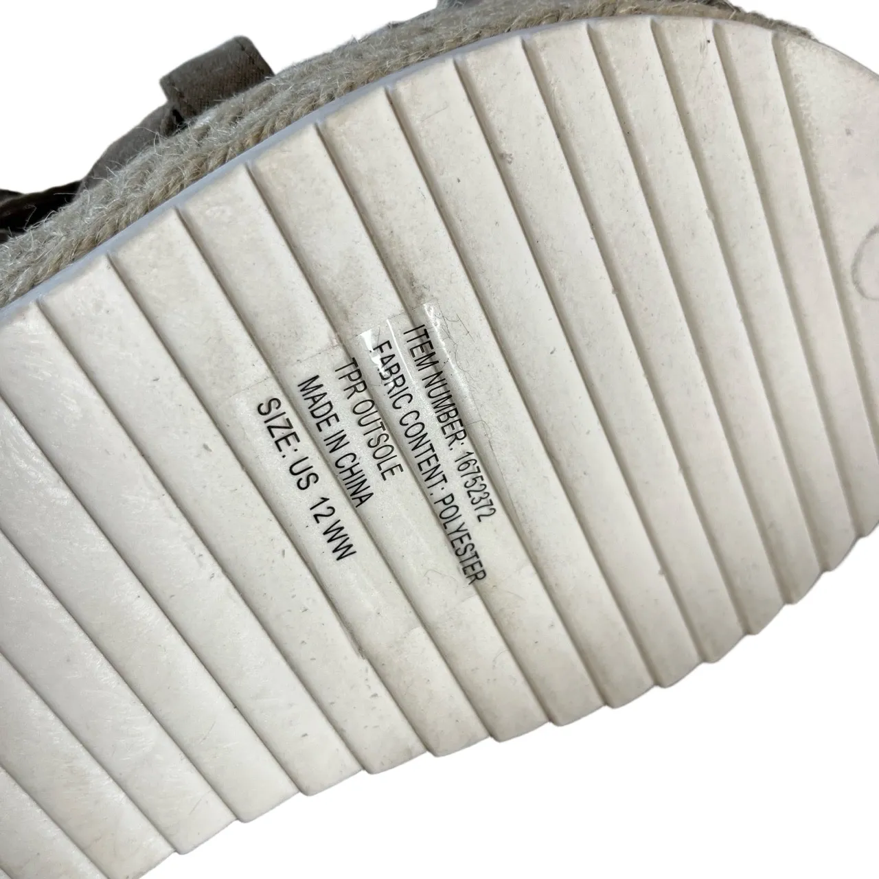 Torrid‎ Taupe Strapy Open Toe Crossover Straps Platform Sandals US 12 WW - Image 10