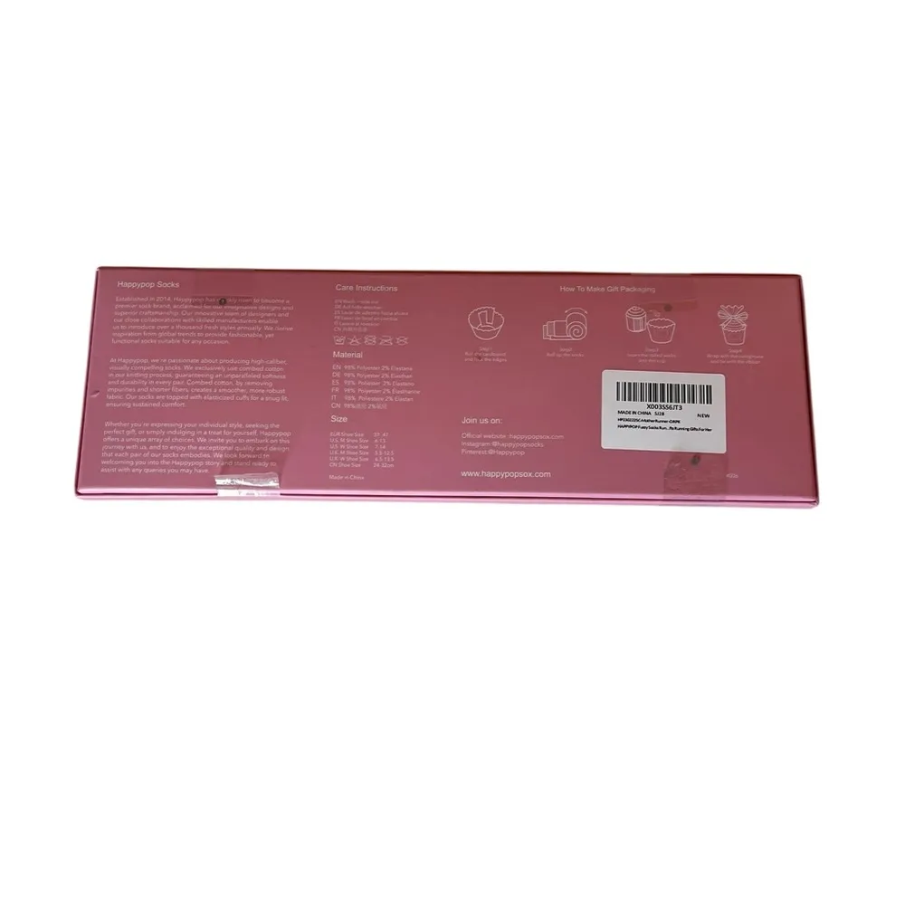 Pink Running Socks One Bad Mother Runner Try and Keep Up Cupcake Sock Gift - Image 6