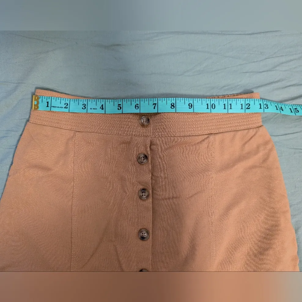NWTS Downeast Alexandra Button Skirt Small Biscuit - Image 10