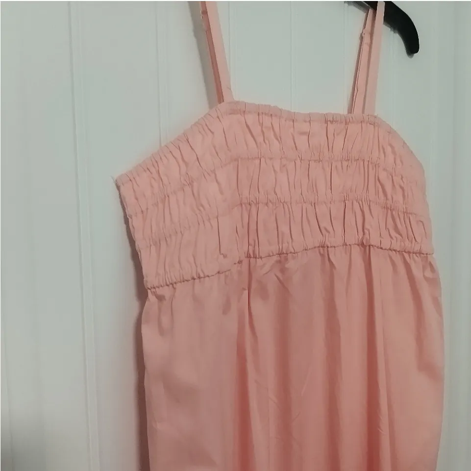 True Craft 100% Cotton Maxi Dress Size XL PEACH COLOR - Image 9