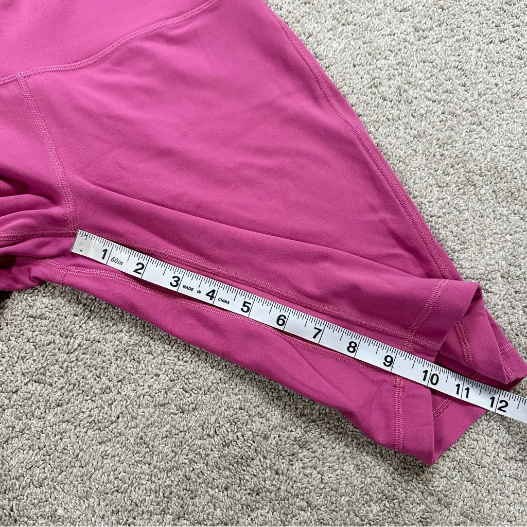 Lululemon Women’s Align Super High-Rise Biker Short 10” Yoga in Pink Lychee 8 - Image 16