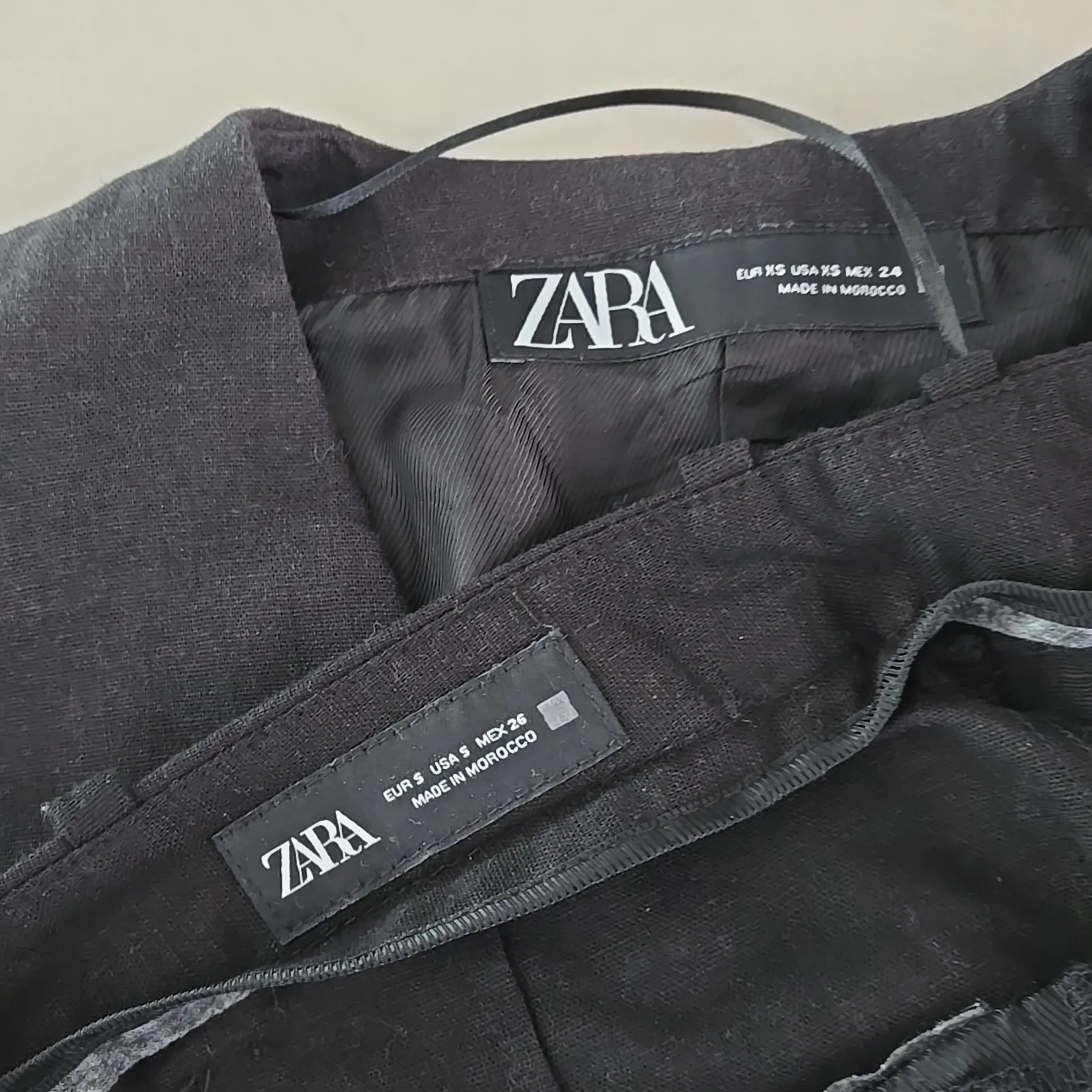 Zara Elegant Black Set- Buttoned Vest And Elegant Shorts - Image 6