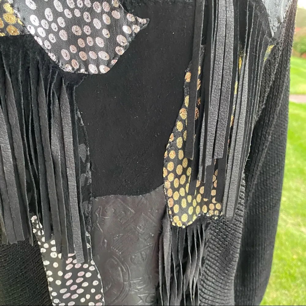 Shanna Vintage Black Knit Skirt & Sweater Set - Image 13