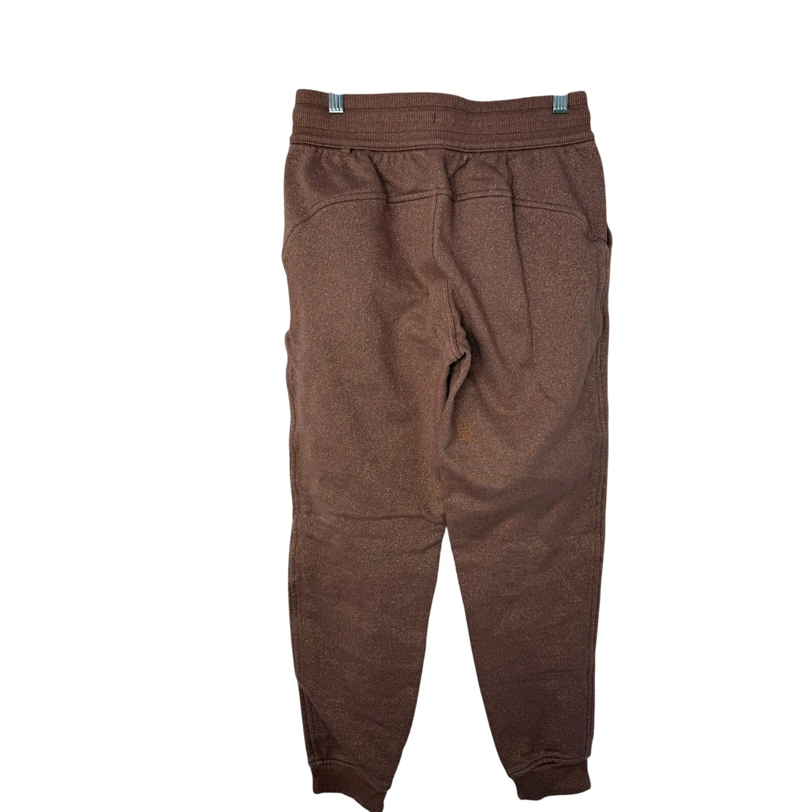 Lululemon Scuba Sparkle Jogger Pants Smoky Topaz Brown Gold Fleck Size 4 - Image 4