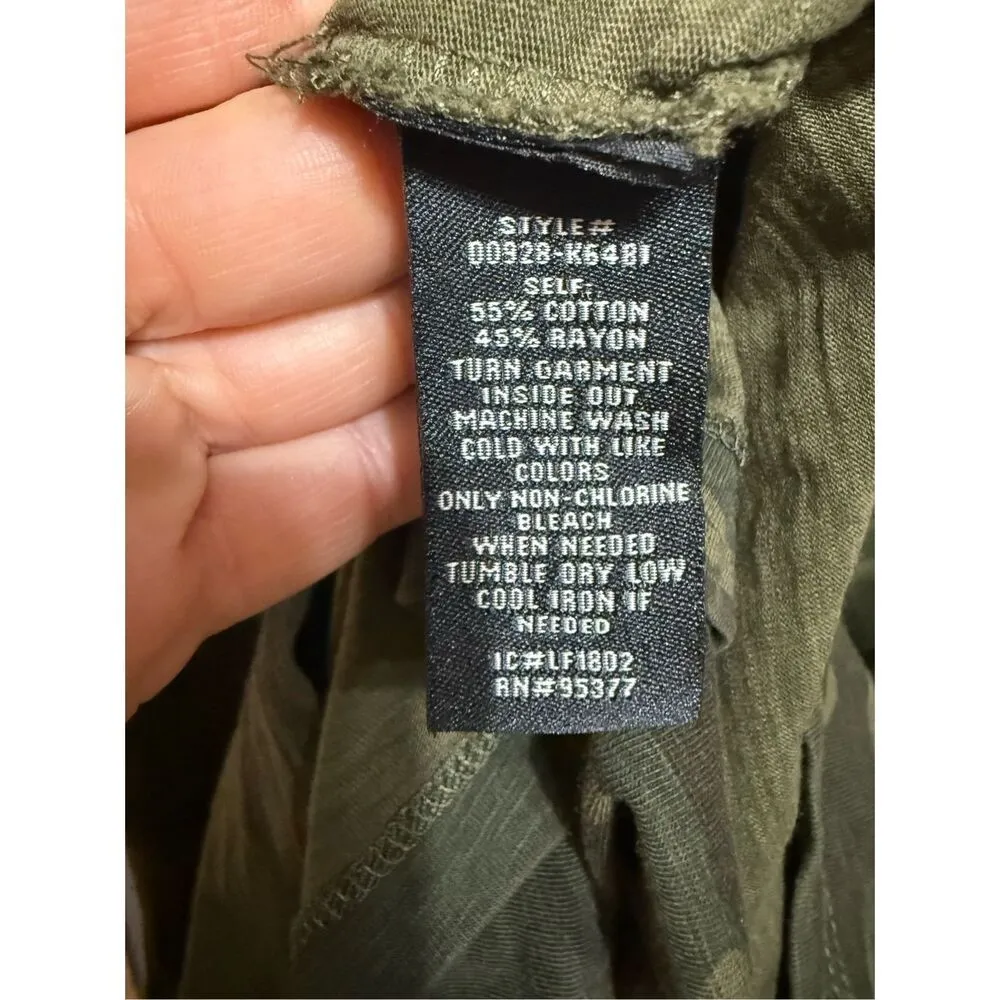 Sanctuary Ojai Camo T-Shirt Dress in Mother Nature Camo Ruched Sleeves Sz XS - Image 9