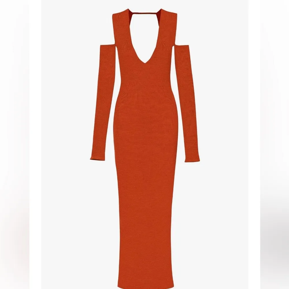 Baobab Eloisa Maxi Dress Orange Size XS - Image 3