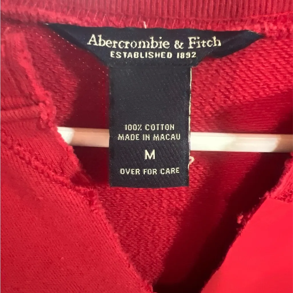 Abercrombie & Fitch Red Sweatshirt - Image 2