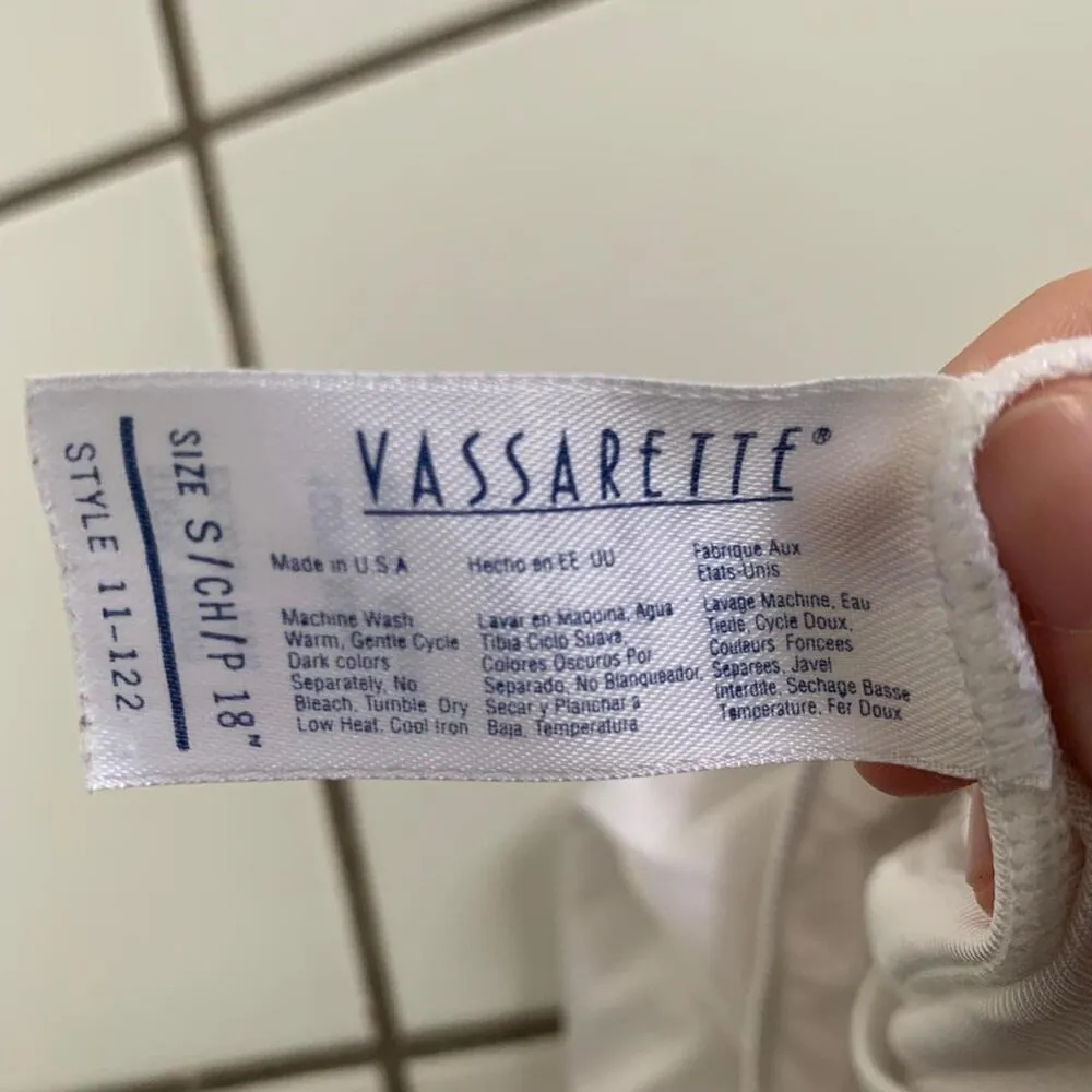 Vintage Vassarette Slip Skirt Size Small Pull On Stretch Nylon - Image 4