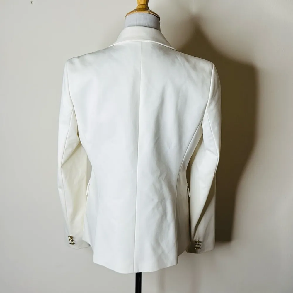 DKNY Ivory One Button Blazer - Image 5