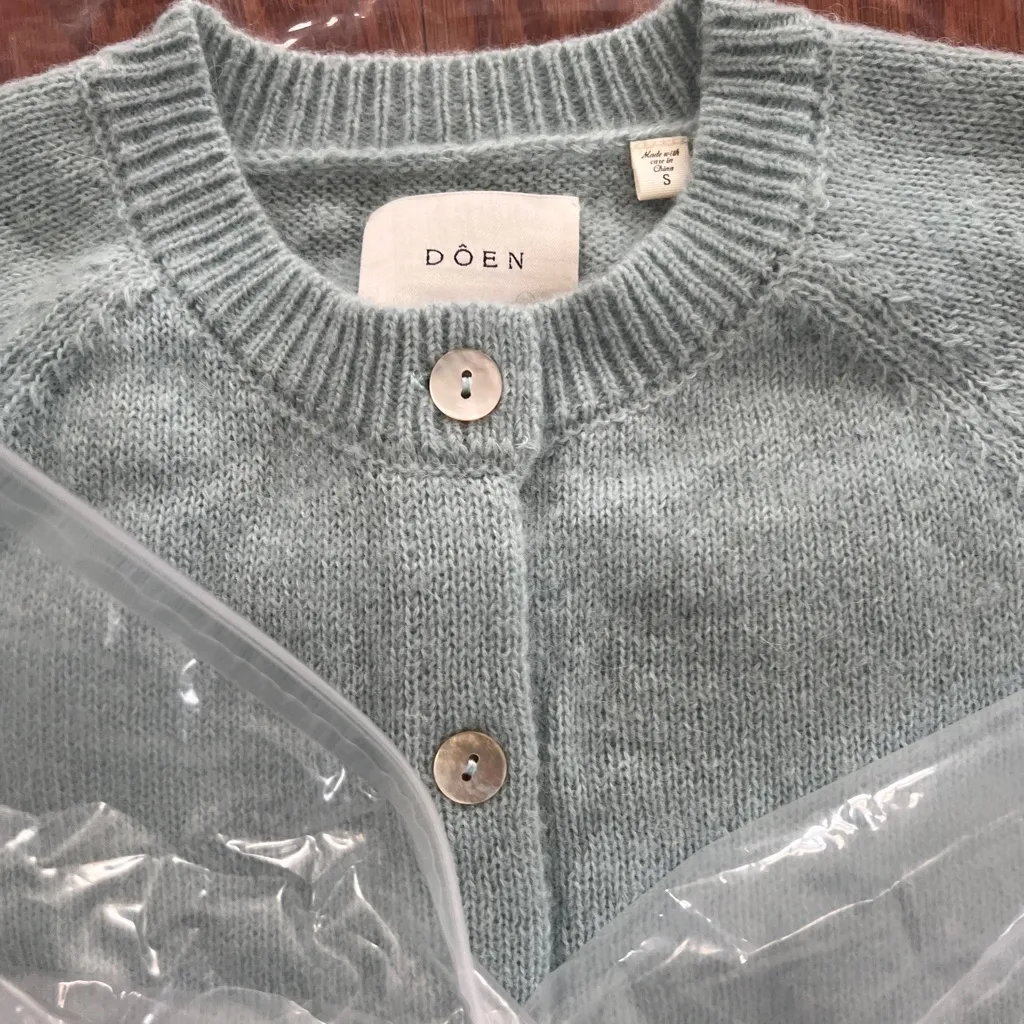 Doen Petra Cardigan Blue Button - Image 11