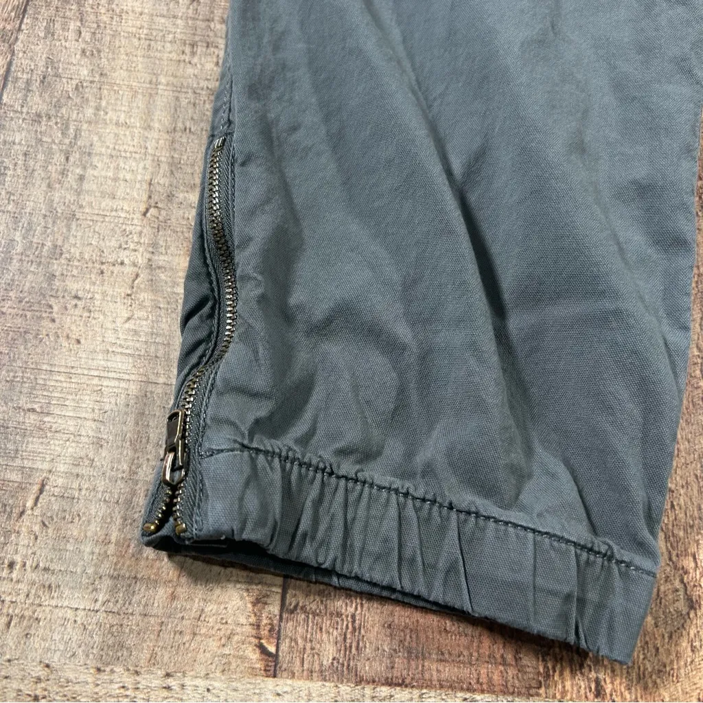 Sonoma XXL Gray Jogger Pants Athleisure Casual Elastic Waist Zipper Ankle - Image 5