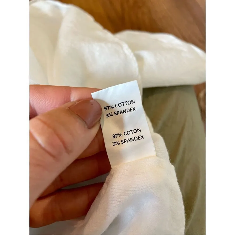 Ramy brook Mickey white mini skirt with blue embroidered waist size 0 - Image 8