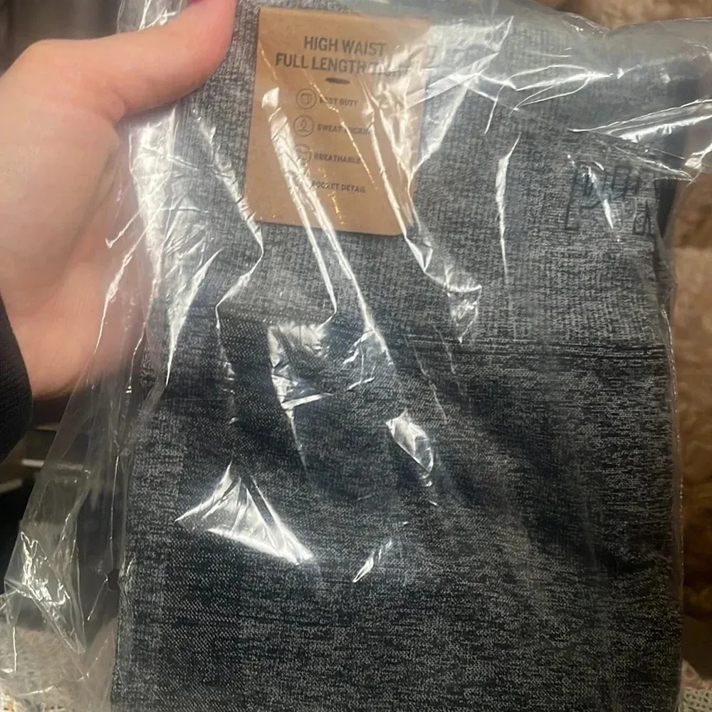 Vs Pink Seamless High Waist Full Length Workout Tight - Image 5