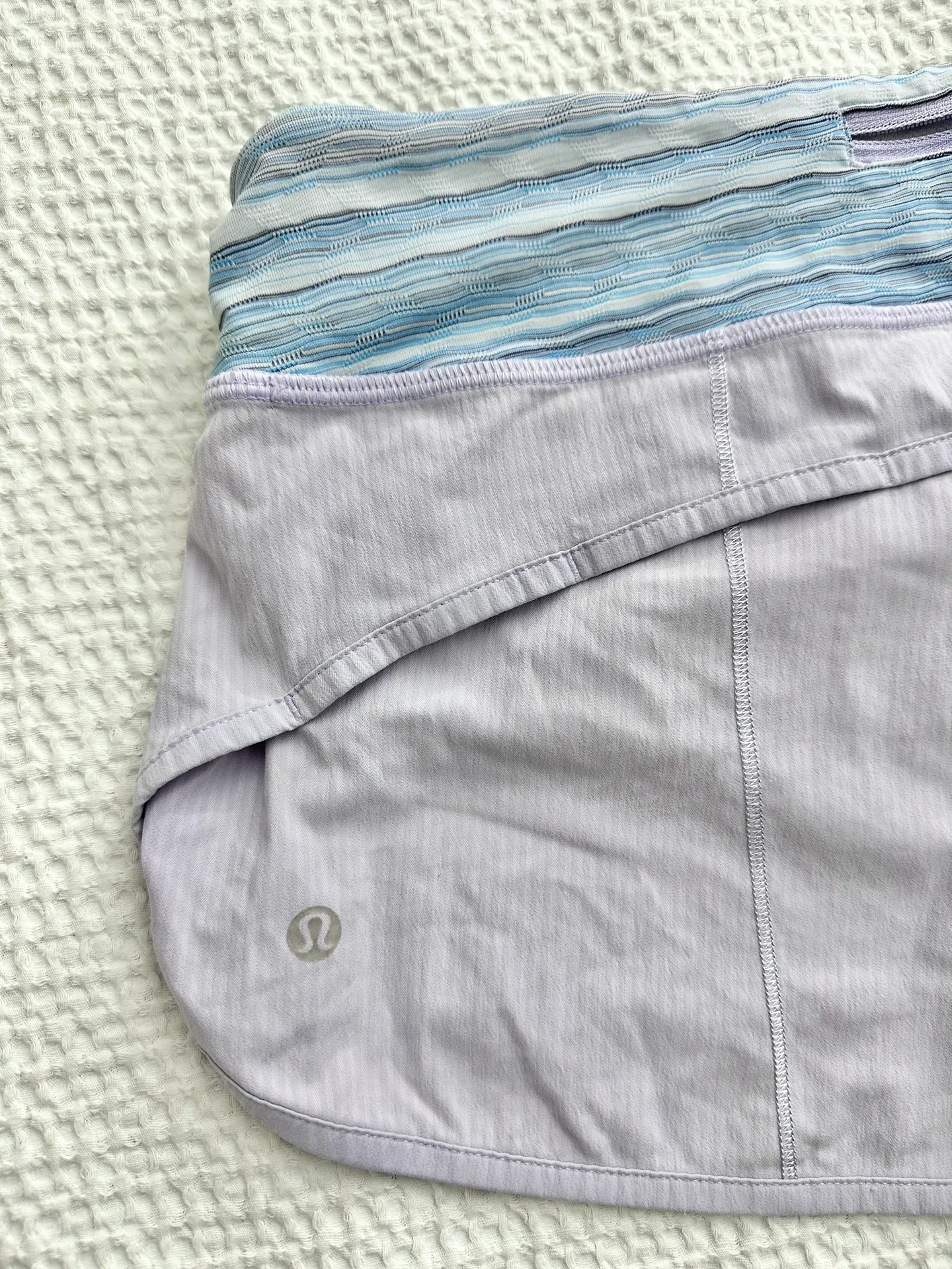 Speed Short *4-way Stretch Lilac / Wave Twist Lilac Caspian Blue - Image 2