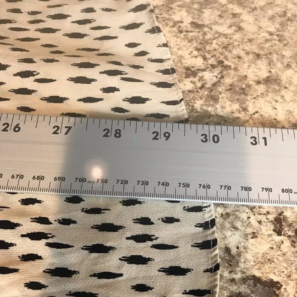 Nasty Gal Size 2 Midi Dress Ruffle Front Abstract - Image 5