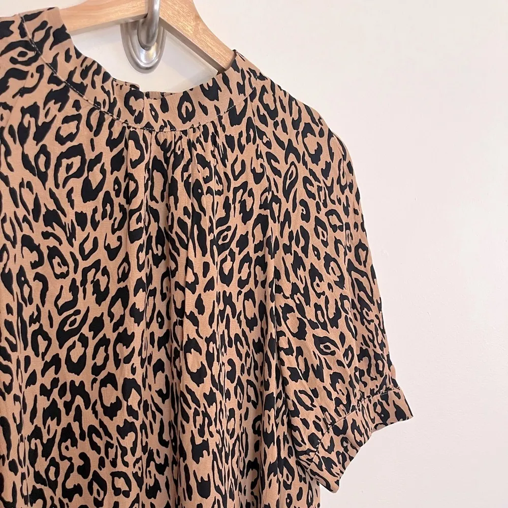 NWT Anthropologie MacKenzie Leopard Midi Dress - Image 7