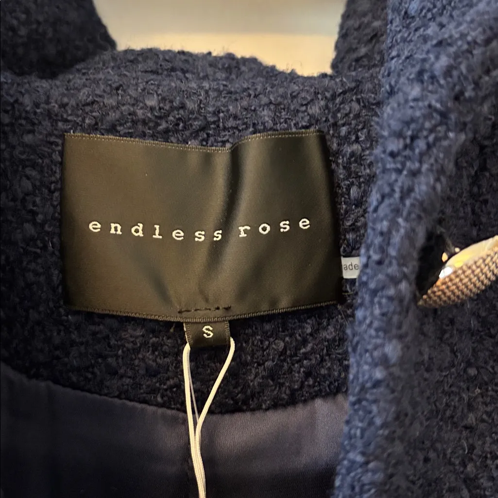 Endless Ross Boucle Tweed Bomber Jacket - Image 6