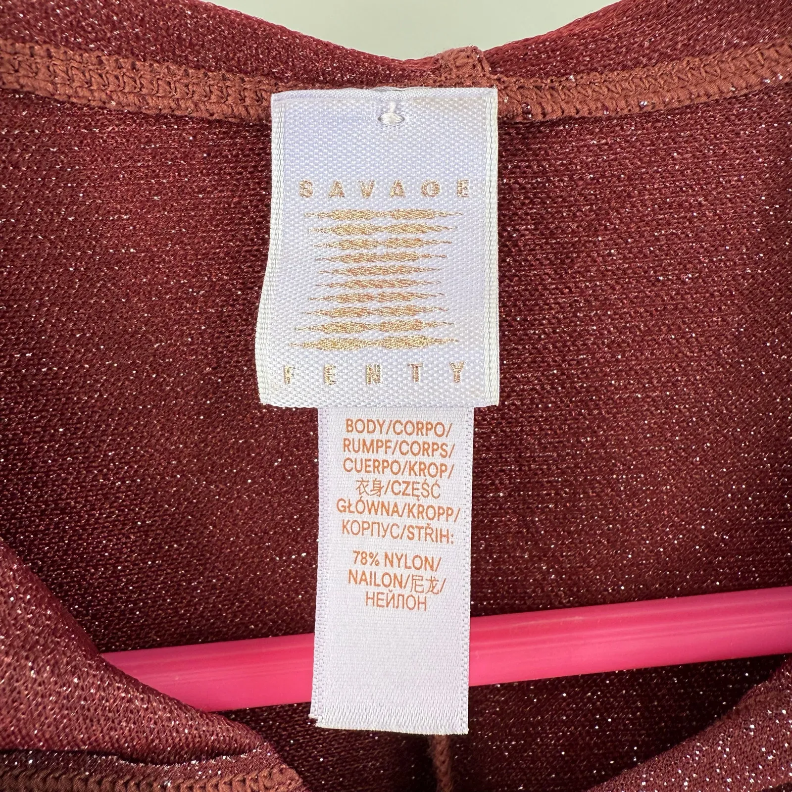 Savage X Fenty Jumpsuit SZ Small Sleep & Shine Hooded Sparkle Loungewear Onesie Purple - Image 8