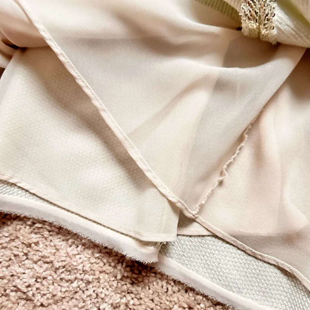 Zara Champaign gold midi skirt. M - Image 5