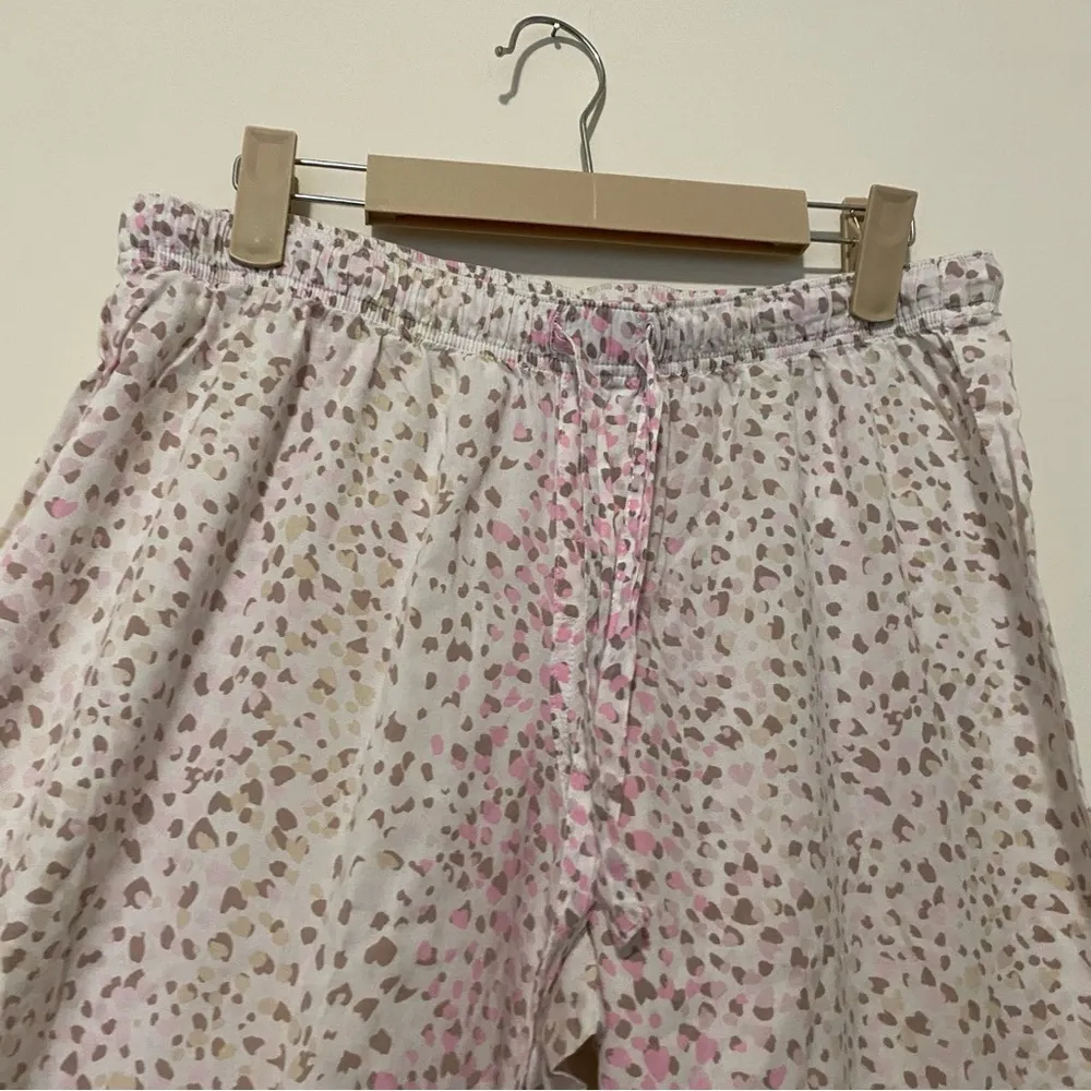 Victoria's Secret Pink and Brown Animal Print Sleep Set Medium - Image 9