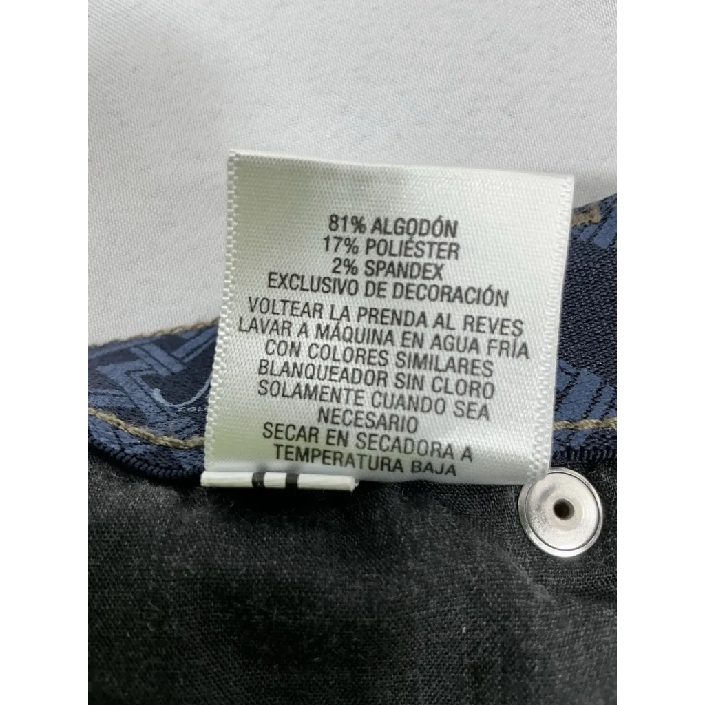 Womans Excellent JM Collection Blue Jeans Cropped 10 Decal Accent 0046/Q2 - Image 5