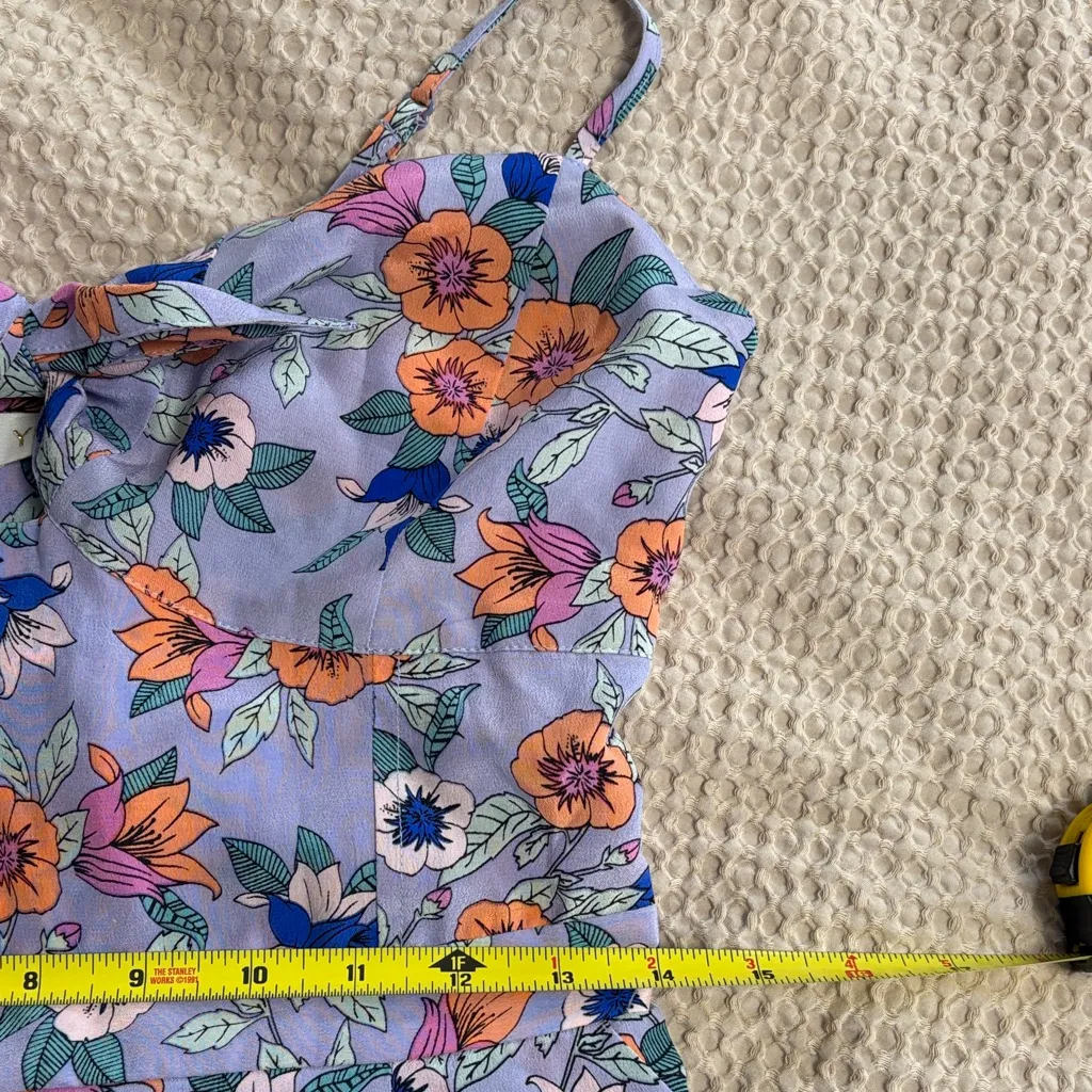 NWT Yumi Kim Pretty Woman MIDI Buttercup Bouquet Floral Spaghetti Strap Dress M - Image 7