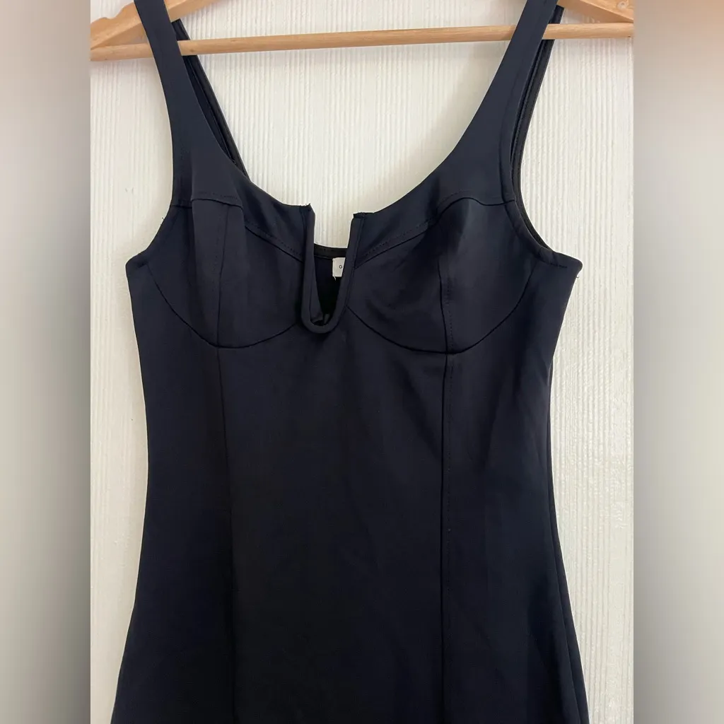 Good American Black Strapless Dress - Image 4