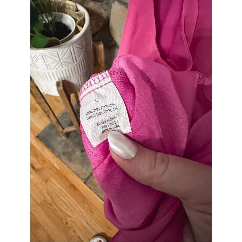 Francesca’s Miami Dress Pink Size L - Image 8