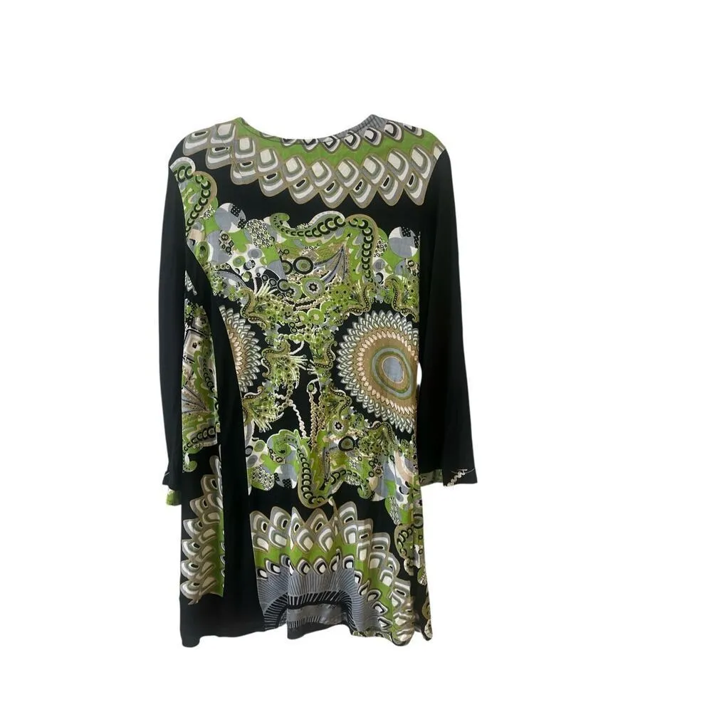 Parsley & Sage tunic top sz Large Black - Image 3