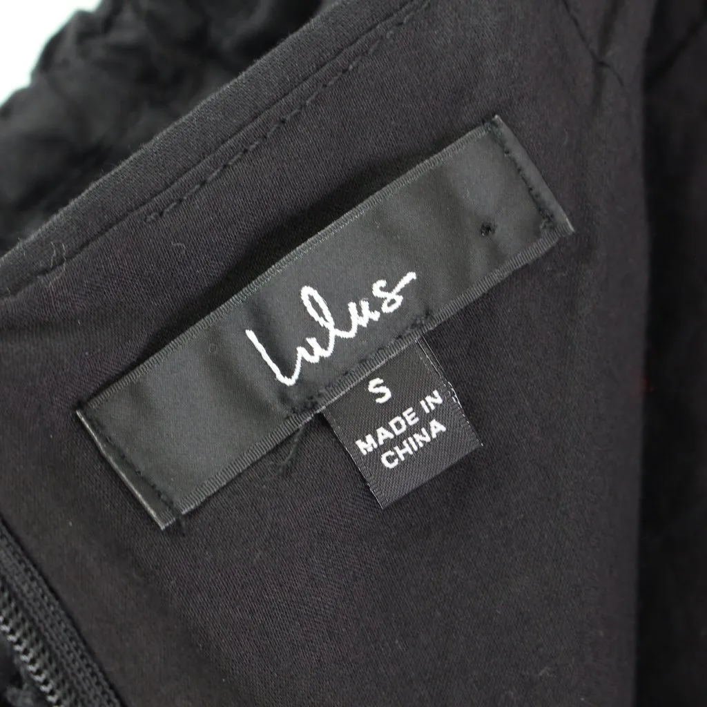 Lulus  Got‎ it Like That Drawstring Ruched Mini Skirt Black Size S - Image 9